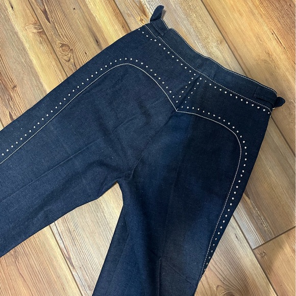 Vintage High Waisted 60's Flair Jeans - Picture 2 of 10